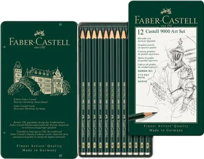 Immagine prodotto di Matite grafite CASTELL 9000 - ART - 8B/2H Set #119065