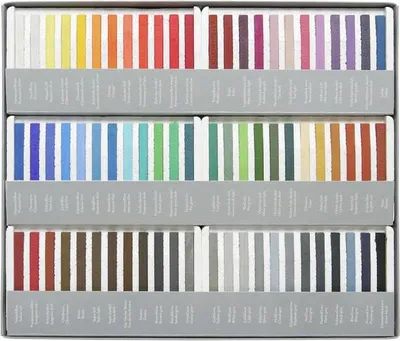Produktbild von Cretacolor Hartpastellkreide-Set - 72 Stück in Metallbox