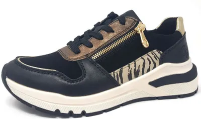 Productafbeelding van Rieker sportieve veterschoen, zwart