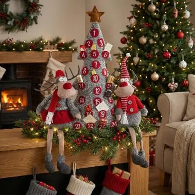 Produktbild von Weihnachtsdekoration Weihnachtsbaum Adventskalender Winter Home 49 cm