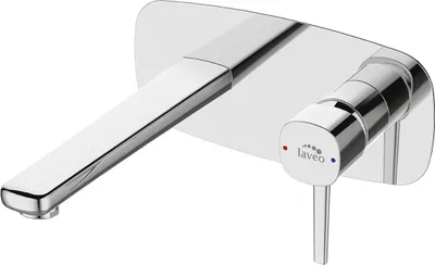 Zdjęcie produktu dla Bateria umywalkowa podtynkowa POLA chrom 189mm, Box, Klik-klak, Ceramiczna głowica - BAP_022P, 8 lat gwarancji