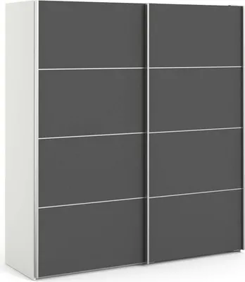 Immagine prodotto di Dmora Guardaroba 2 Ante Accadia 64x201.5h cm Bianco, Appendiabiti 2 Ante