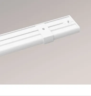 Produktbild von SET Vorhangschiene 115cm mit 3 Innenläufen für Deckenmontage in Weiß