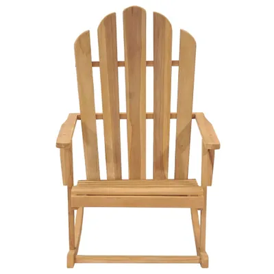 Immagine prodotto di Sedia da Giardino a Dondolo Adirondack Legno Massello di Teak