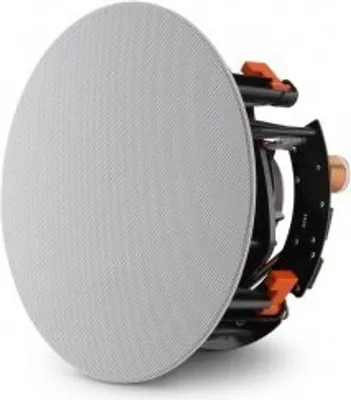 Obrázek produktu pro JBL STUDIO 2 8IC: Okrouhlý, vestavný reproduktor o výkonu 8 palců, určený pro instalace, s možností optimalizace směru zvuku
