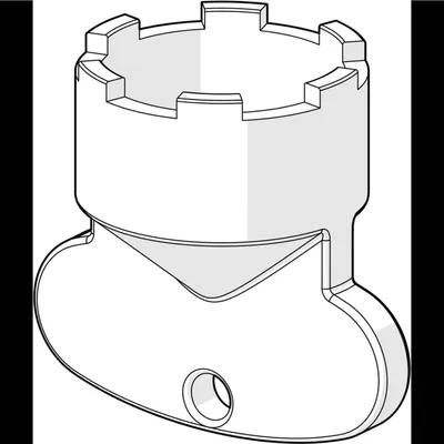 A 3D rendering of a tool.