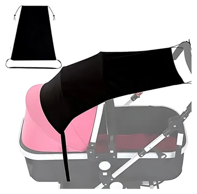 Produktbild von Universal Sonnensegel für Kinderwagen, Sonnenschutz mit UV Schutz UPF 50+, flexibles und verstellbares Sonnenverdeck
