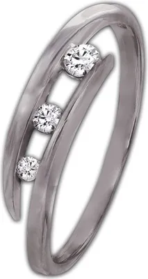 Image de Bague GoldDream Femme Gr. 58 18,5 or véritable333 or blanc argent blanc D2GDR529J58