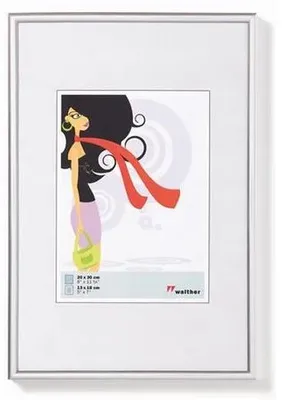 Productafbeelding van Fotolijst, New Lifestyle-stijl, zilver, 21x29,7 cm