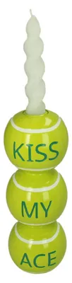 Produktbild von Kersten Kerzenständer KISS MY ACE gelb | 8x23 cm