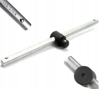 Produktbild von Yato YT-1243, Einzelner Artikel, T-Griff, Chrom-Vanadium-Stahl, 1/2", Chrom, 255 mm