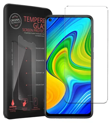 Immagine prodotto di 2x vetro blindato per Xiaomi Redmi Note 9 protezione dello schermo in vetro