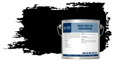 Productafbeelding van Wixx Pro PolyurethanSnelgrond / Primer - RAL 9005 | Gitzwart - 2,5L