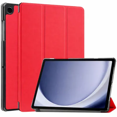 Produktbild von Schutzhülle für Samsung Galaxy Tab A7 10.4 (2020/2022) Hülle SM-T500 T505 T503 T509 Case Smart Cover Wake Up Sleep Stand Tablet Tasche Etui - Rot
