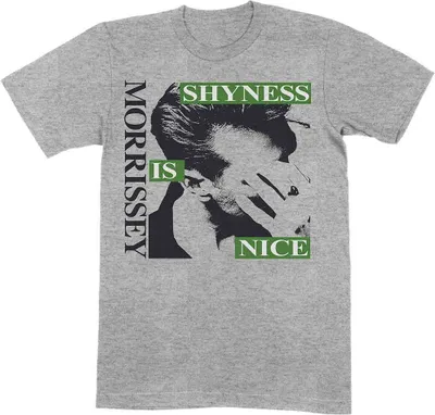 Produktbild von Morrissey Shyness Is Nice Grey L T-Shirt