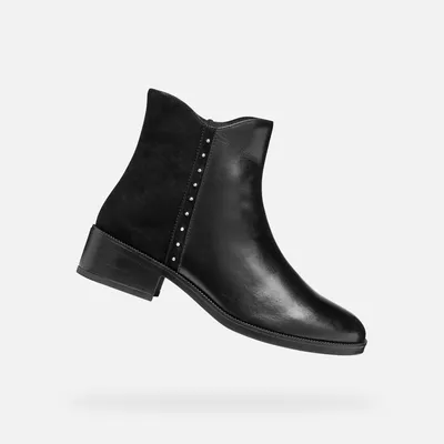 Obrázek produktu pro Geox, černé dámské kotníkové boty, velikost 39,5, značka Camexia