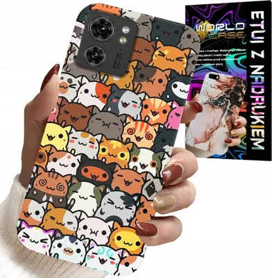 Immagine prodotto di Custodia per Motorola Edge 40 - Gatti carini, gatti, custodie