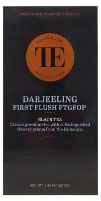 Produktbild von TE Luxury Teahouse Exclusives Darjeeling First Flush 15 x 3,5g Tee
