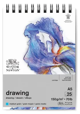 Zdjęcie produktu dla Podkładka do rysowania WINSOR & NEWTON Medium, A5, 25 arkuszy