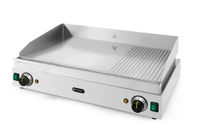 Produktbild von HENDI Grillplatte         230V 3500W 2/3 Glatt 1/3 Gerillt