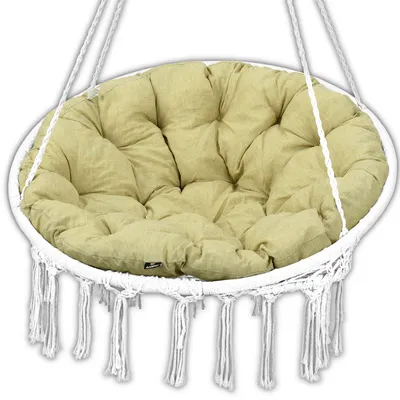 Zdjęcie produktu dla AMPO poduszka na fotel papasan kosz wiszący kokon 130cm