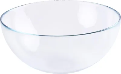 Produktbild von 20 cm runde Salatschüssel aus Glas für Obstdesserts transparent 1,6 l