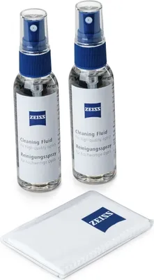 Produktbild von Zeiss Reinigungsspray 2 x 60 ml + Mikrofasertuch