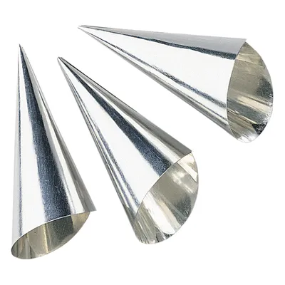 Produktbild von Birkmann Schillerlocke, Schillerlockeform, Schaumrollen, Sahnerollen, Cremerollen, Weißblech, 11 cm, 122338