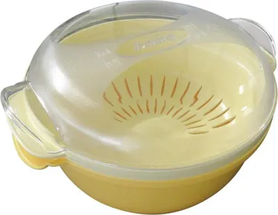 Obrázek produktu pro BAMA Napařovací hrnec do mikrovlné trouby COOKY, 1,8L, žlutá
