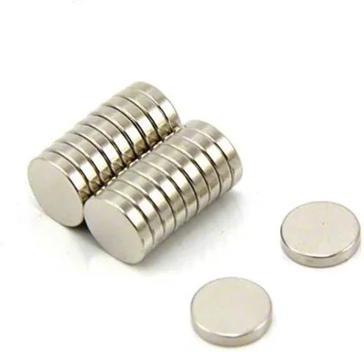Productafbeelding van Famanu Neodymium Magneten N52 - 20 stuks, dubbele schijf, 10x2 mm