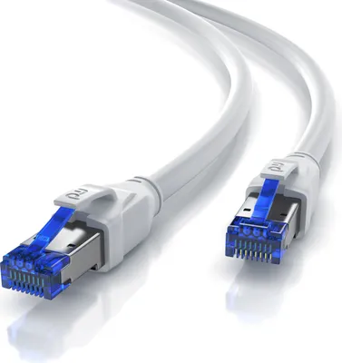 Zdjęcie produktu dla Kabel krosowy Primewire CAT 8 w powłoce bawełnianej - kabel Gigabit Ethernet LAN - 40 Gbit/s - ekranowanie S/FTP PIMF - kabel sieciowy - 20m