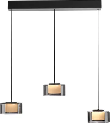 Produktbild von Paul Neuhaus Pendelleuchte RIKA LBH 71x15x180 cm schwarz Hängelampe