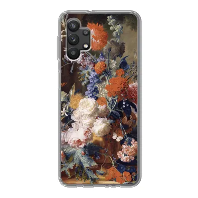 Produktbild von MuchoWow® Handyhülle Schutzhülle Hülle für Samsung Galaxy A32 5G Stilleben mit Blumen - Malerei - Alte Meister Silikon Softcase Handy Hülle - Softcase