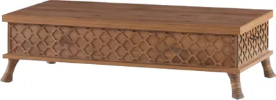Produktbild von Couchtisch Kaffeetisch Sofatisch Beistelltisch Holz Braun Tisch Möbel