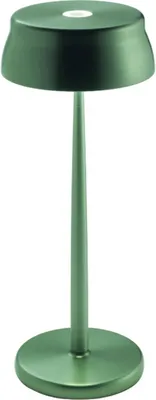 Produktbild von Zafferano Sister Light Wi-Fi Smart LED-Tischlampe, Grün, wiederaufladbar und dimmbar - 2200-2700-3000-4000 K, 3,2 W, Höhe 33 cm