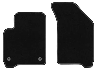 Immagine prodotto di Tappetini anteriori in moquette per Fiat Freemont 2011-2016 (crossover) – 2 pezzi, neri, su misura – Wielganizator BASIC