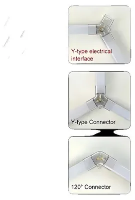 Imagen del producto de Lámpara de techo LED hexagonal, alta luminosidad, fácil instalación, modelo HE6632