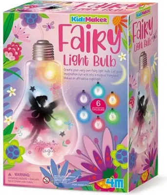 Produktbild von 4M KidzMaker DIY set Fairy light bulb