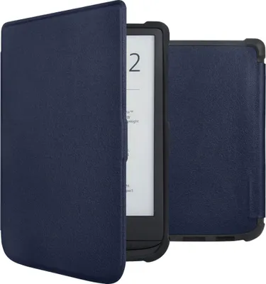 Immagine prodotto di imoshion Custodia morbida sottile Sleepcover per Pocketbook Touch Lux 5 / HD 3 / Basic Lux 4 / Vivlio Lux 5 - Blu scuro