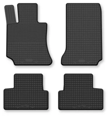 Obrázek produktu pro Gumové vaničkové autokoberce pro: Mercedes CLS W218 2009-2016 kupé černé 4 ks