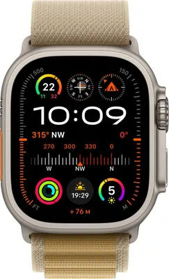 Obrázek produktu pro Apple MXN13ZM/A, Kapela, Chytré hodinky, Opálení, Apple, Apple Watch Models 44mm 45mm 46mm 49mm, Polyester, Elastan, Titanová