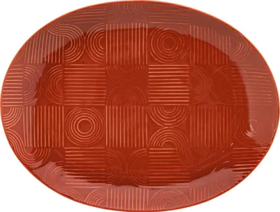Obrázek produktu pro ARC talíř oválný, 36 x 27 cm, terakota, keramika, v dárkové krabičce