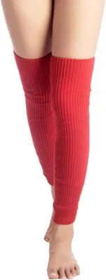 Productafbeelding van Dames Beenwarmers - Dans Oefenbeenwarmers - Dansen en Fitness - Zachte Stretch Stof - 50 cm Lengte - Multicolor