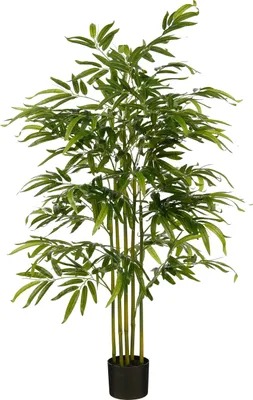 Produktbild von Mica Decorations Bambus Kunstpflanze im Topf - H150 x Ø60 cm - Grün