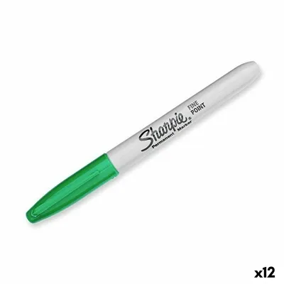 Immagine prodotto di Sharpie Fein Permanent Marker Rundspitze grün 12er Faltschachtel