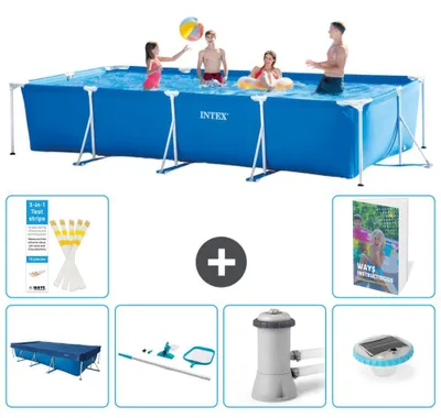 Obrázok produktu pre Obdĺžnikový bazén s rámom – 450 x 220 x 84 cm – 5-dielna sada S73