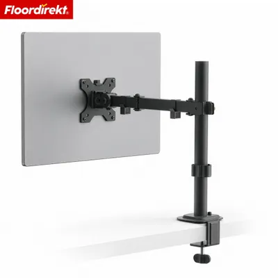 Immagine prodotto di Supporto monitor da tavolo con morsetto, supporto per monitor da 15-32 pollici, standard VESA, a braccio singolo per 1 monitor