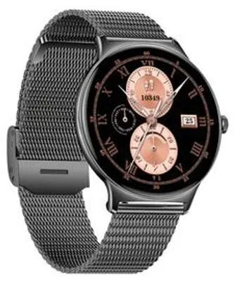 Productafbeelding van COLMI V89 smartwatch (stalen, zwarte uitvoering)