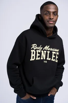 Produktbild von Herren Kapuzensweatshirt Oversize LEMMY Black/Yellow S BENLEE