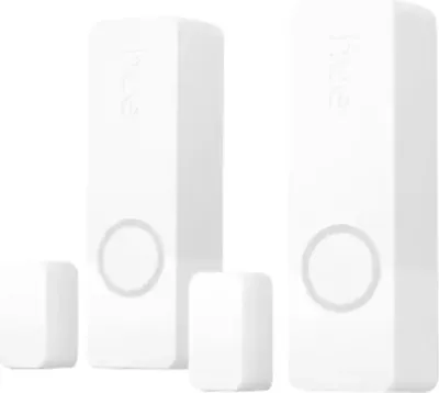 Zdjęcie produktu dla Philips Czujnik kontaktu Secure, Bezprzewodowy, ZigBee, Biały, Okno/drzwi, Taśma samoprzylepna/Śruba, III